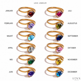 AURORA - GEBOORTESTEEN RING