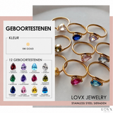 AURORA - GEBOORTESTEEN RING