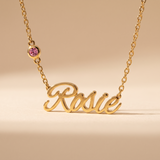 ROSIE - NAAM & GEBOORTESTEEN KETTING