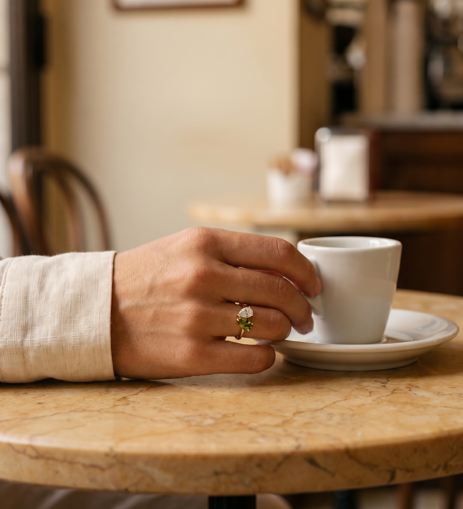 NOOR - GEBOORTESTEEN RING